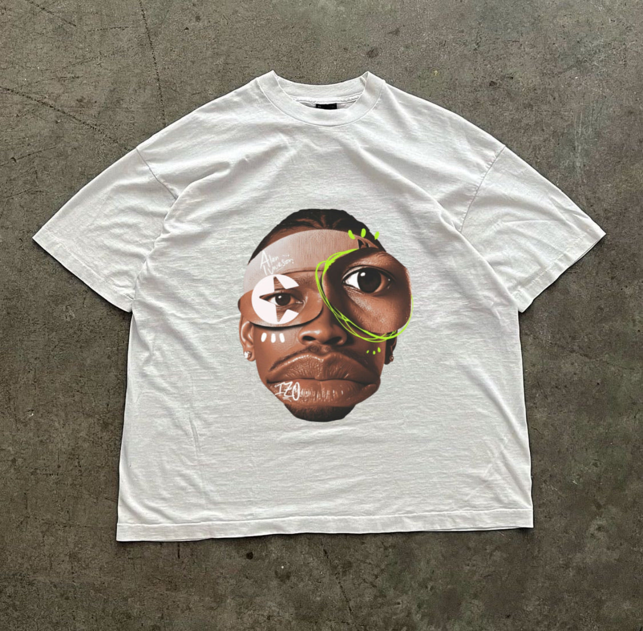 Allen Iverson Abstract Tee